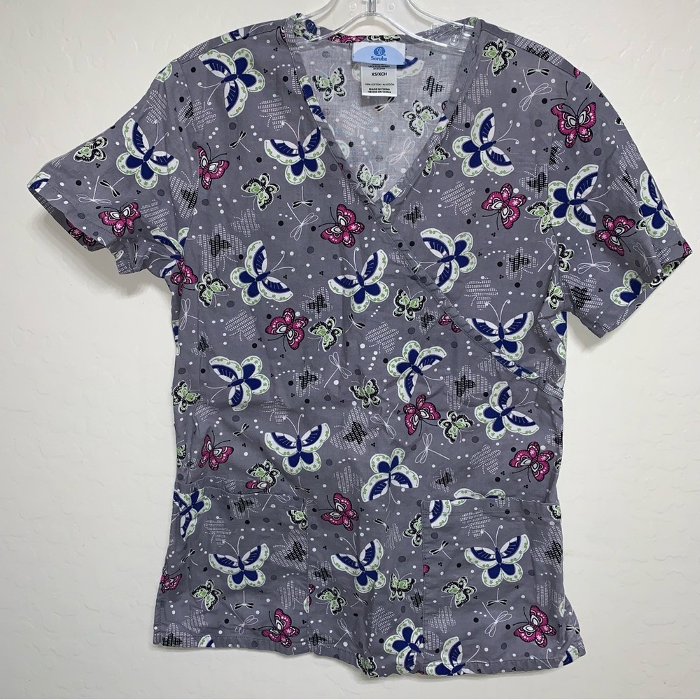SB Scrubs Butterfly Scrubs Top